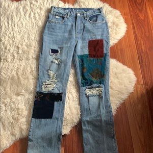 We the free belladonna patchwork jeans